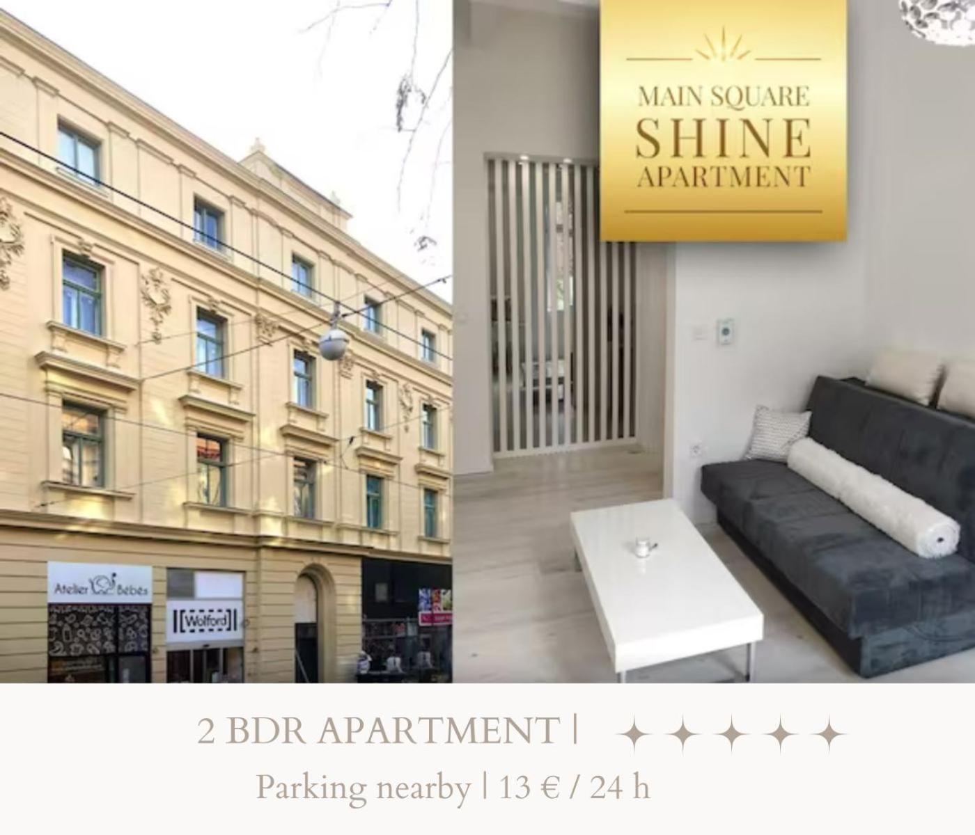 Luxurios And Historic Apartment "Shine" - Right On The Main Square Загреб Экстерьер фото